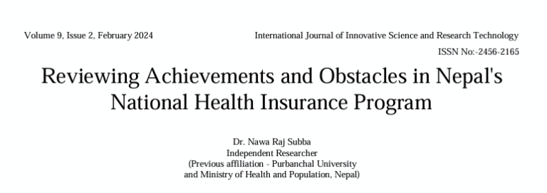 Health Insurance Program Nepal