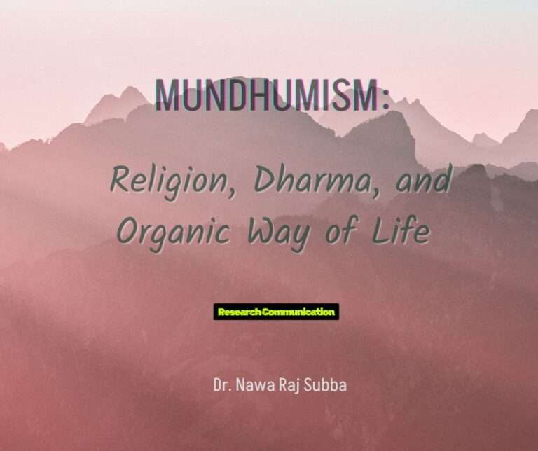 Mundhumism: Religion Dharma