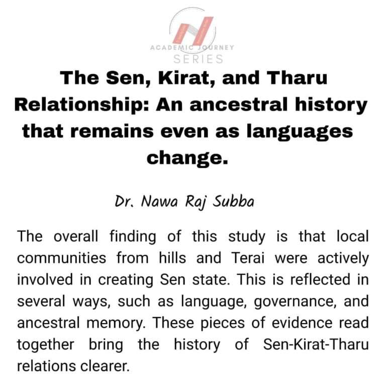 sen limbu tharu relationship