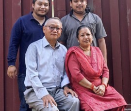 Nawa Raj Subba's family